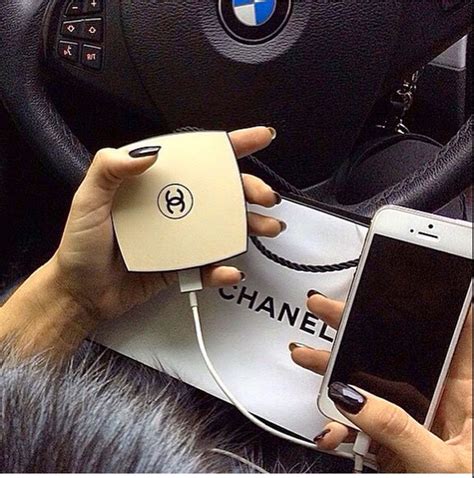 chanel compact mirror portable charger|chanel miroir mirror duo.